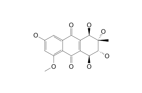 ALTERSOLANOL-D;5-METHOXY-2-METHYL-1-BETA,2-ALPHA,3-ALPHA,4-BETA,7-PENTAHYDROXY-1,2,3,4-TETRAHYDRO-ANTHRAQUINONE