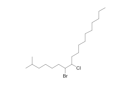 7-Bromo-8-chloro-2-methyloctadecane