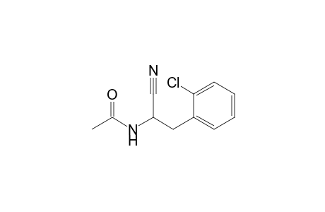 N-[2-(2-chlorophenyl)-1-cyano-ethyl]acetamide
