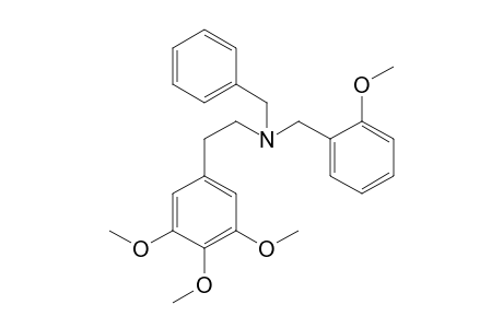N-Benzyl-N-(2-methoxybenzyl)-2-(3,4,5-trimethoxyphenyl)ethanamine