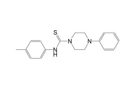 N-(4-methylphenyl)-4-phenyl-1-piperazinecarbothioamide