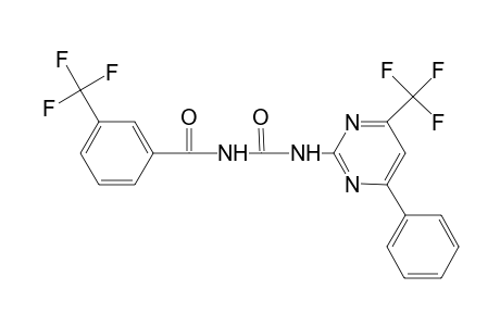 N-[oxo-[[4-phenyl-6-(trifluoromethyl)-2-pyrimidinyl]amino]methyl]-3-(trifluoromethyl)benzamide