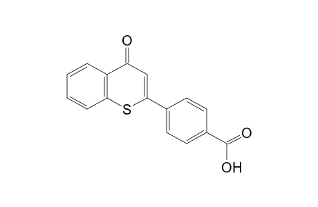 Benzoic acid, 4-(4H-4-oxobenzothiopyran-2-yl)-