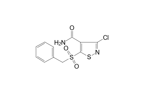 5-(Benzylsulfonyl)-3-chloro-4-isothiazolecarboxamide