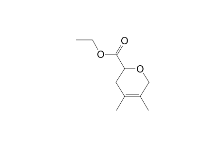 4,5-dimethyl-3,6-dihydro-2H-pyran-2-carboxylic acid ethyl ester