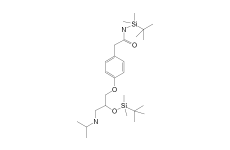 Atenolol, N,o-bis-tert-buytldimethylsilyl-