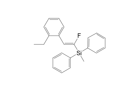 (E)-[1-Fluoro-2-(2'-ethylphenyl)vinyl]methyldiphenylsilane