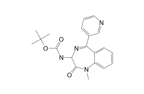 (1-METHYL-5-(3-PYRIDYL)-2-OXO-2,3,4,5-TETRAHYDRO-1H-BENZO-[E]-[1,4]-DIAZEPIN-3-YL)-CARBAMIC-ACID-TERT.-BUTYLESTER