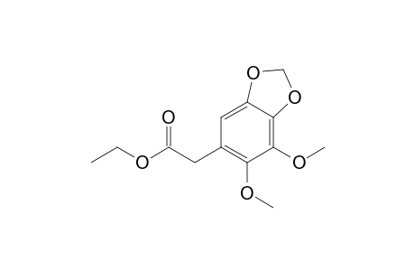 1,3-Benzodioxole-5-acetic acid, 6,7-dimethoxy-, ethyl ester