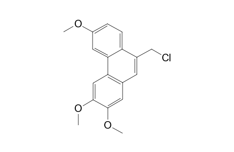 2,3,6-Trimethoxy-9-chlormethyl-phenanthrene