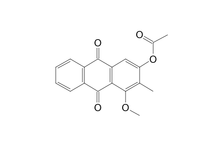 3-Hydroxy-1-methoxy-2-methylanthraquinone, o-acetyl