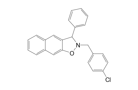 2-(4-Chlorobenzyl)-3-phenyl naphtho[2,3-d]isoxazolidine