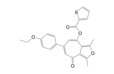 6-(4-ethoxyphenyl)-1,3-dimethyl-4-oxo-4H-cyclohepta[c]furan-8-yl 2-thiophenecarboxylate