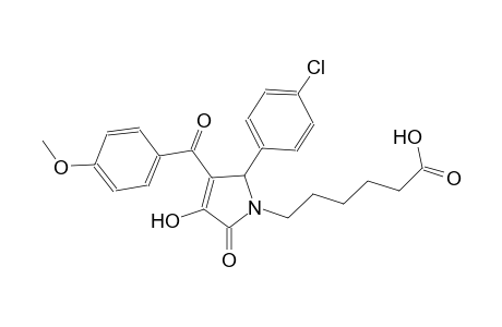 1H-pyrrole-1-hexanoic acid, 2-(4-chlorophenyl)-2,5-dihydro-4-hydroxy-3-(4-methoxybenzoyl)-5-oxo-