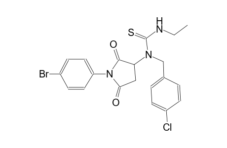 N-[1-(4-bromophenyl)-2,5-dioxo-3-pyrrolidinyl]-N-(4-chlorobenzyl)-N'-ethylthiourea