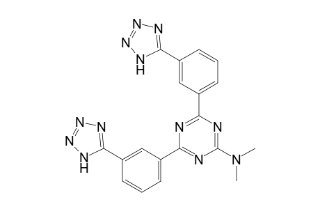 N,N-dimethyl-4,6-bis[3-(2H-1,2,3,4-tetrazol-5-yl)phenyl]-1,3,5-triazin-2-amine