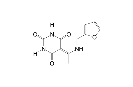 5-{1-[(2-furylmethyl)amino]ethylidene}-2,4,6(1H,3H,5H)-pyrimidinetrione