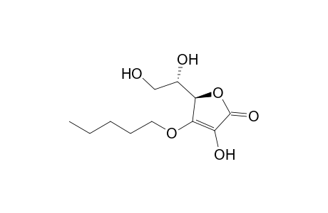 (2R)-2-[(1S)-1,2-bis(oxidanyl)ethyl]-4-oxidanyl-3-pentoxy-2H-furan-5-one