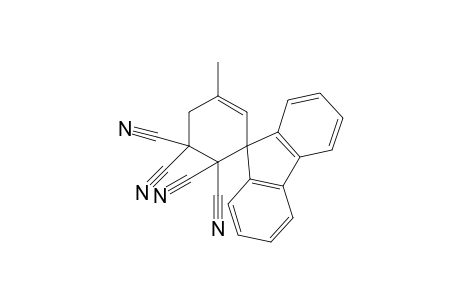 Spiro[5-cyclohexene-1,9'-[9H]fluorene]-2,2,3,3-tetracarbonitrile, 5-methyl-