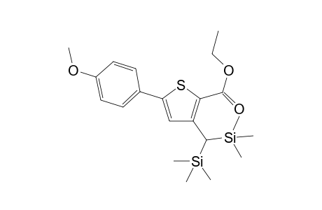 ethyl 3-(bis(Trimethylsilyl)methyl)-5-(4-methoxyphenyl)thiophene-2-carboxylate