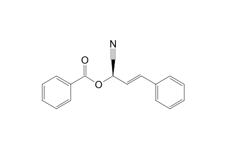 (2R,3E)-2-(Benzoyloxy)-4-phenylbut-3-enenitrile