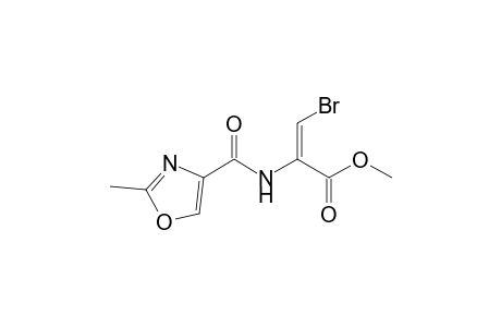(E)-3-bromo-2-[(2-methyloxazole-4-carbonyl)amino]acrylic acid methyl ester