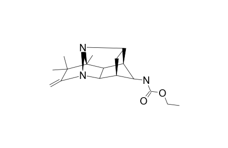 Ethyl (7,7,7a-Trimethyl-6-methyleneoctahydro-1,5-diaza-1-r,5c-cyclo-2c,4c-methanocyclopenta[cd]indene-3c-yl)carbamate