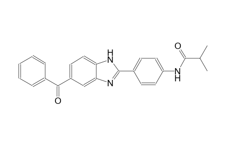 N-[4-(5-benzoyl-1H-benzimidazol-2-yl)phenyl]-2-methylpropanamide