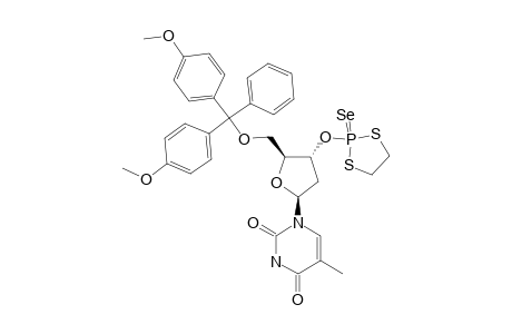 5'-O-(4,4'-DIMETHOXYTRITYL)-THYMIDINE-3'-O-(2-SELENO-1,3,2-DITHIAPHOSPHOLANE)