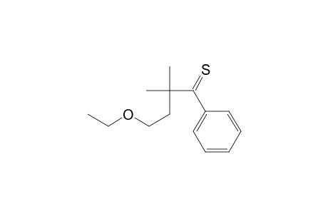 1-Butanethione, 4-ethoxy-2,2-dimethyl-1-phenyl-