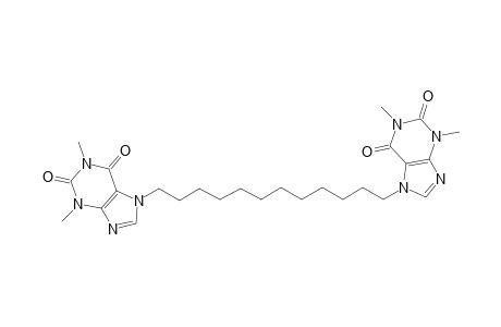 7,7'-(1,12-Dodecanediyl)bis[theophyline]