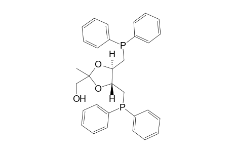 (R,R)-4,5-bis(diphenylphosphinomethyl)-2-hydroxymethyl-2-methyl-1,3-dioxolane
