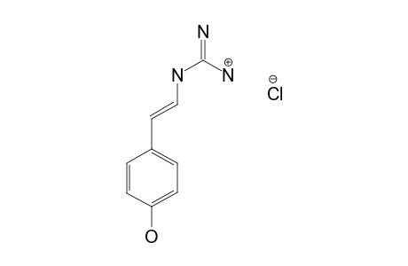 2-[(E)-2-(4-hydroxyphenyl)ethenyl]guanidine hydrochloride