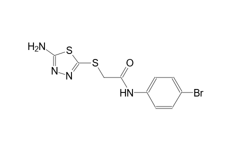2-[(5-amino-1,3,4-thiadiazol-2-yl)sulfanyl]-N-(4-bromophenyl)acetamide
