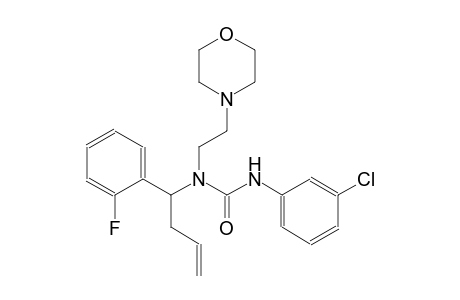 N'-(3-chlorophenyl)-N-[1-(2-fluorophenyl)-3-butenyl]-N-[2-(4-morpholinyl)ethyl]urea