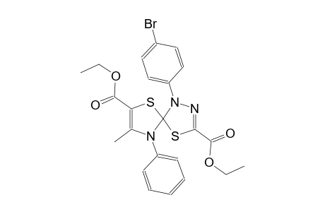 diethyl 1-(4-bromophenyl)-8-methyl-9-phenyl-4,6-dithia-1,2,9-triazaspiro[4.4]nona-2,7-diene-3,7-dicarboxylate