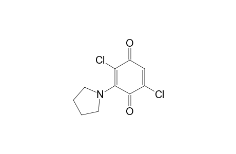 2,5-dichloro-3-pyrrolidin-1-yl-p-benzoquinone