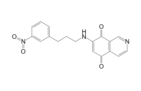 7-[N-(3-Nitrophenyl)propylamino]-5,8-isoquinolinedione