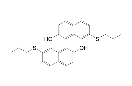 7,7'-Di-n-propylsulfanyl-[1,1']-binaphthalenyl-2,2'-diol