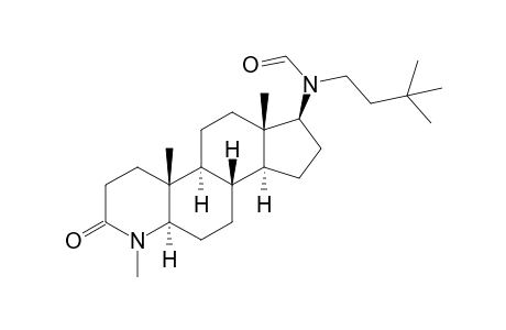 N-[(1S,3aS,3bR,5aR,9aR,9bS,11aS)-6,9a,11a-trimethyl-7-oxidanylidene-2,3,3a,3b,4,5,5a,8,9,9b,10,11-dodecahydro-1H-indeno[5,4-f]quinolin-1-yl]-N-(3,3-dimethylbutyl)methanamide