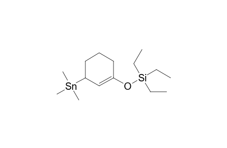 1-[(Triethylsilyl)oxy]-3-(trimethylstannyl)cyclohex-1-ene