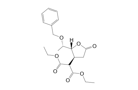 (4S,5R,1'S)-4-Di(ethoxycarbonyl)methyl-5-[1'-(benzyloxy)ethyl]-2(5H)-furanone