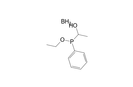 1-Hydroxy-ethyl phenylphosphinous acid-borane ethyl ester