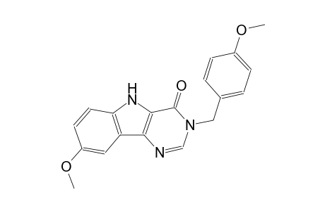 8-methoxy-3-(4-methoxybenzyl)-3,5-dihydro-4H-pyrimido[5,4-b]indol-4-one