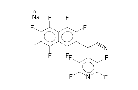 2-PERFLUORONAPHTHALENYL(4'-TETRAFLUOROPYRIDYL)ACETONITRILE, SODIUM SALT