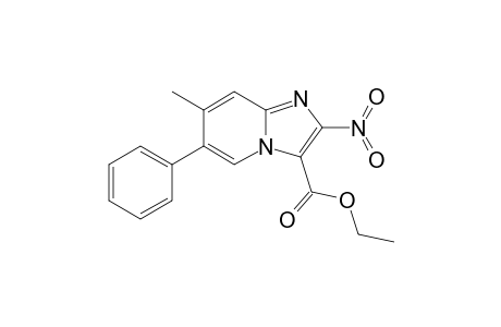 Ethyl 7-methyl-2-nitro-6-phenylimidazo[1,2-a]pyridine-3-carboxylate