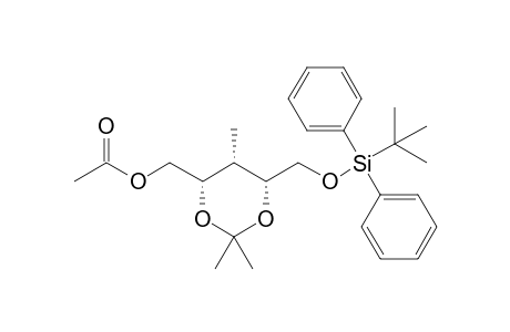 (4R,5R,6S)-4-Acetyloxymethyl-6-tert-butyldiphenylsilyloxymethyl-2,2,5-trimethyl-1,3-dioxane
