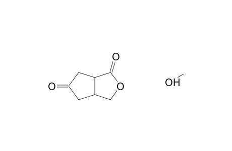 3-OXABICYCLO[3.3.0]OCTAN-2,7-DIONE, 4-METHOXY-, trans-