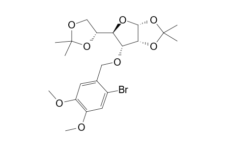 (3aR,5R,6R,6aR)-6-(2-bromo-4,5-dimethoxy-benzyl)oxy-5-[(4R)-2,2-dimethyl-1,3-dioxolan-4-yl]-2,2-dimethyl-3a,5,6,6a-tetrahydrofuro[2,3-d][1,3]dioxole