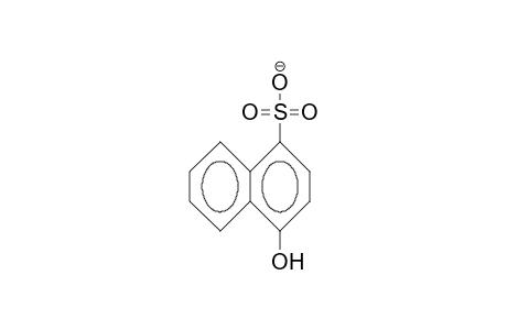 4-Hydroxy-1-naphthalenesulfonate anion